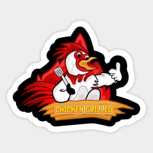 chicken grilled Sticker